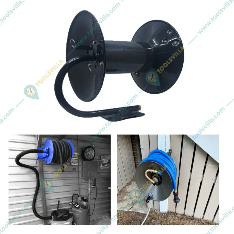 Zephyr 10 mm 30 m long Manual Crank Reel for Air Hose Pipe(ZAMR1030)