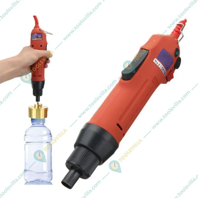 Manual Portable Bottle Cap Sealer for Round Bottles | Business & Industrial Electric Capping Machine, 10-50 mm Dia