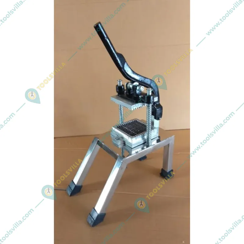 Manual 10 mm French Fries Cutter Machine | Finger Chips Cutter with Long Handle for Home, Restaurants & Hotels