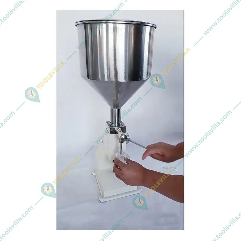 Portable 10-50ml Paste Filling Machine for Ice Cream, Shampoo, Honey, Ghee, Cosmetic etc