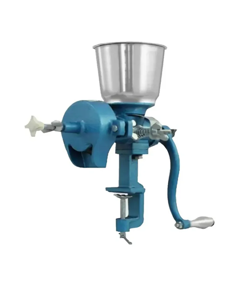 Manual Pithi Grinder with Stainless Steel Hopper & Cast Iron Body