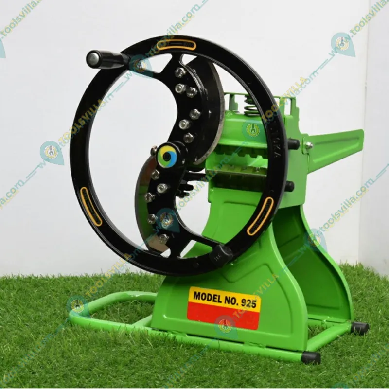 Manual Saag Cutter, Sheet Metal, Toka Spinach Cutter Machine with Stainless Steel Blades