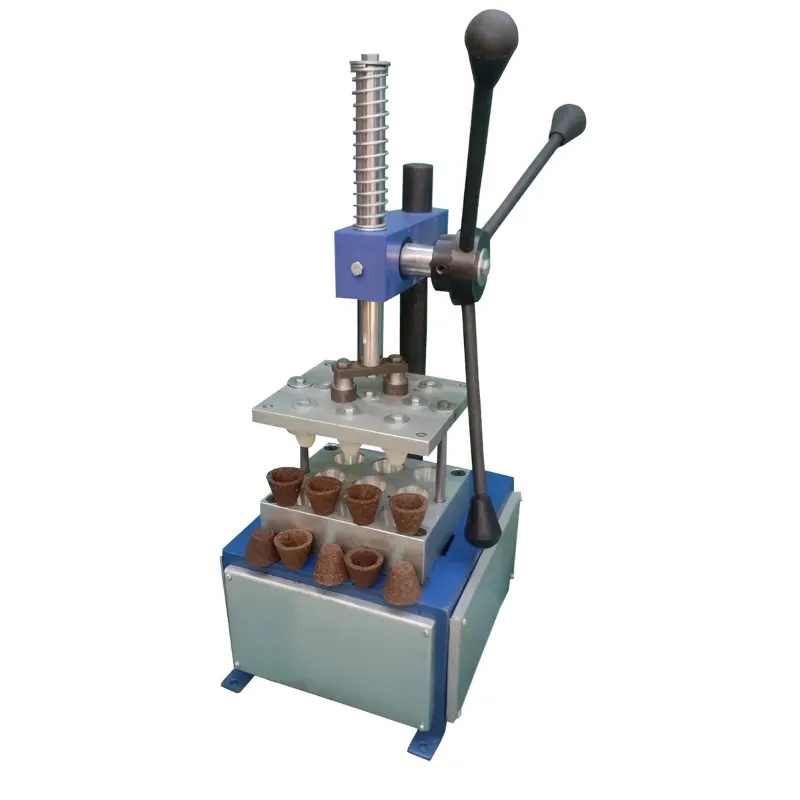 Manual Cow Dung Sambrani Cup Making Machine With 9 Cavity Mould, 500 pcs/hr