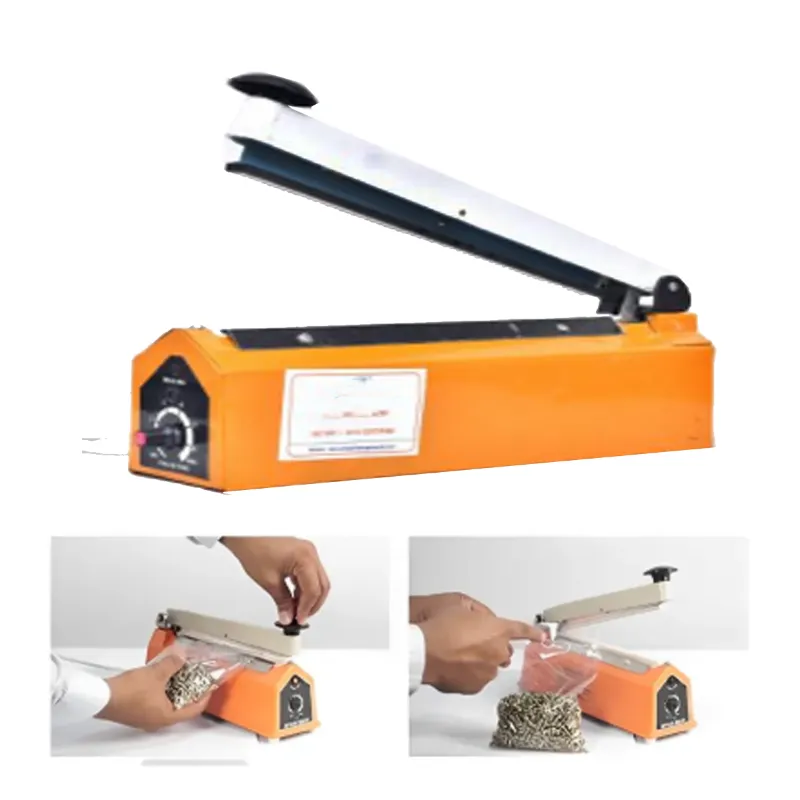 Hand Sealer HECAHS-300, 12 inch Pouch Sealer Machine with 2 Transformers