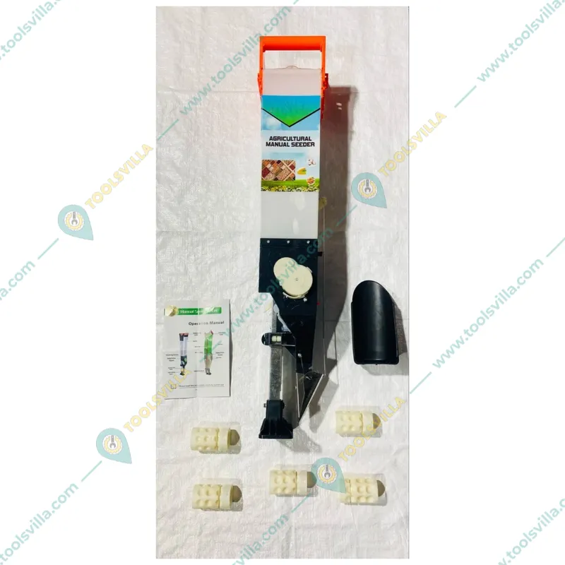 Agricultural Seeding Tool Plant Seeder Single Barrel Hand Operated Seeding Machine With Adjustable Plant Seed Spreader
