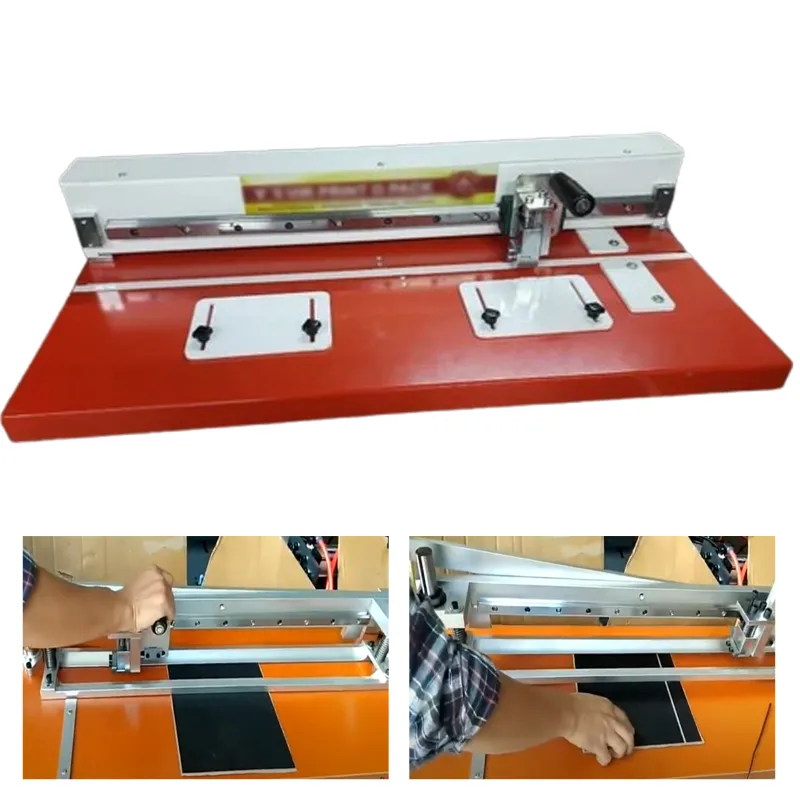 Manual V 15 inch Grooving Machine for Sample making and Small Run Production