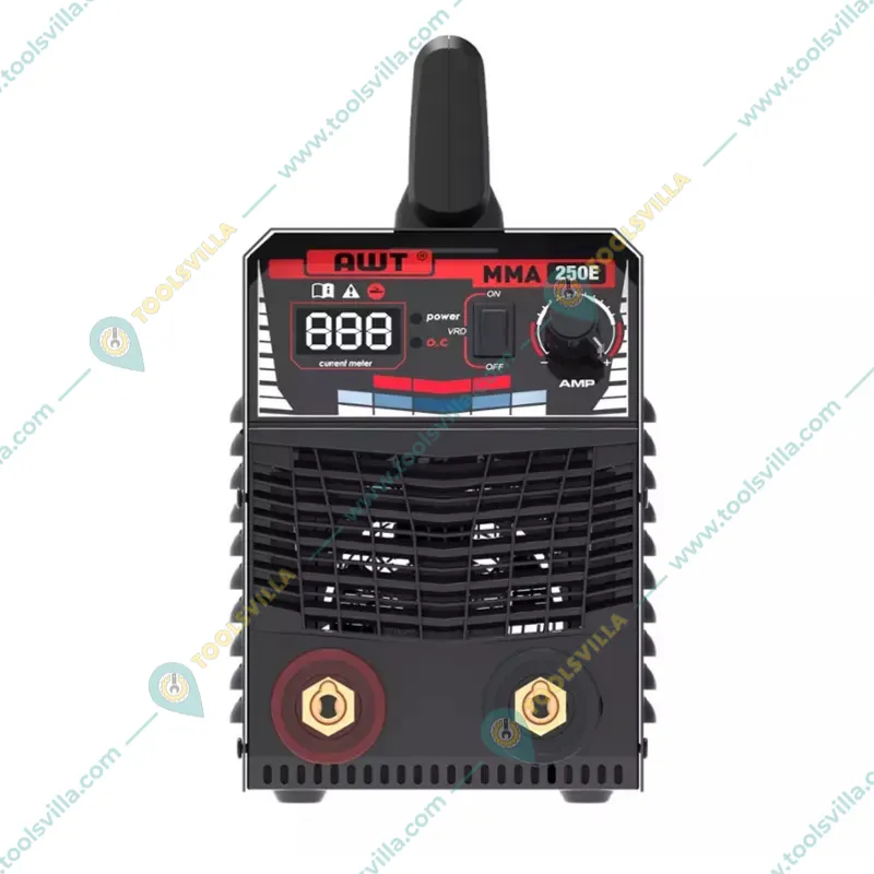 AWT 250 Amp Single Phase Inverter IGBT Welding Machine With All Accessories (MMA-250E)