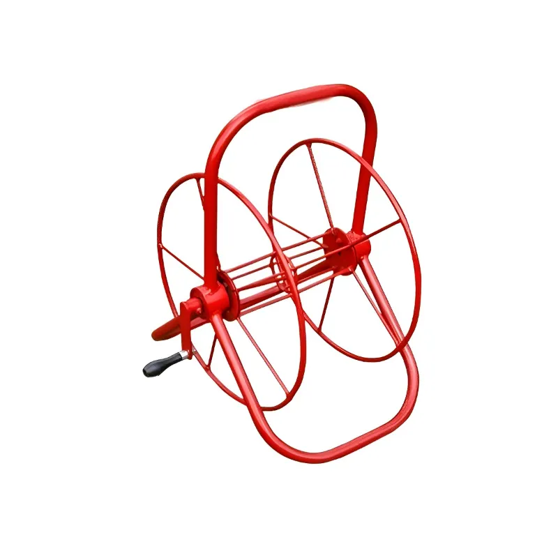 Heavy Duty Metal Body Hose Reel Stand for Holding Pipe
