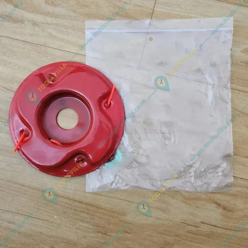 Heavy Duty BC-507, Red Plate Metal Trimmer Head For Petrol Brush Cutter For Lawn & Grass Trimming(Quantity-2 Pieces)