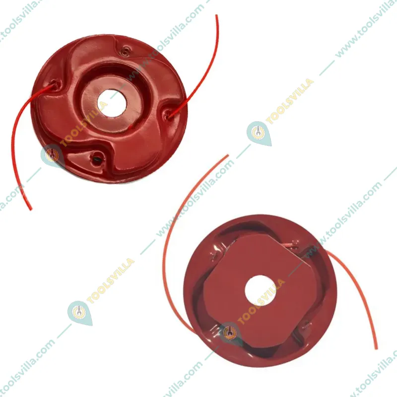 Heavy Duty BC-507, Red Plate Metal Trimmer Head For Petrol Brush Cutter For Lawn & Grass Trimming(Quantity-2 Pieces)