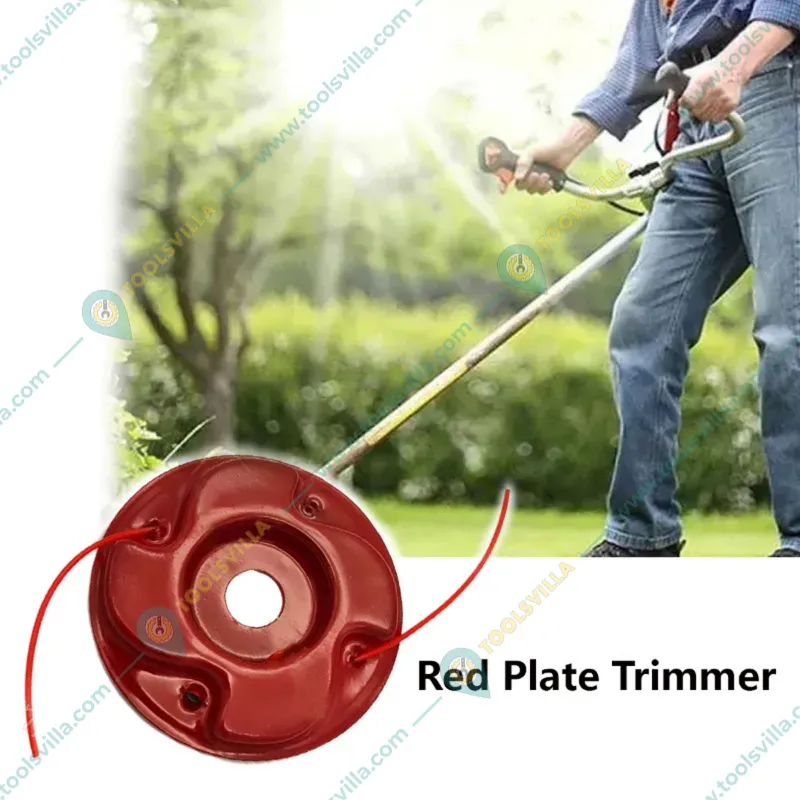 Heavy Duty BC-507, Red Plate Metal Trimmer Head For Petrol Brush Cutter For Lawn & Grass Trimming(Quantity-2 Pieces)