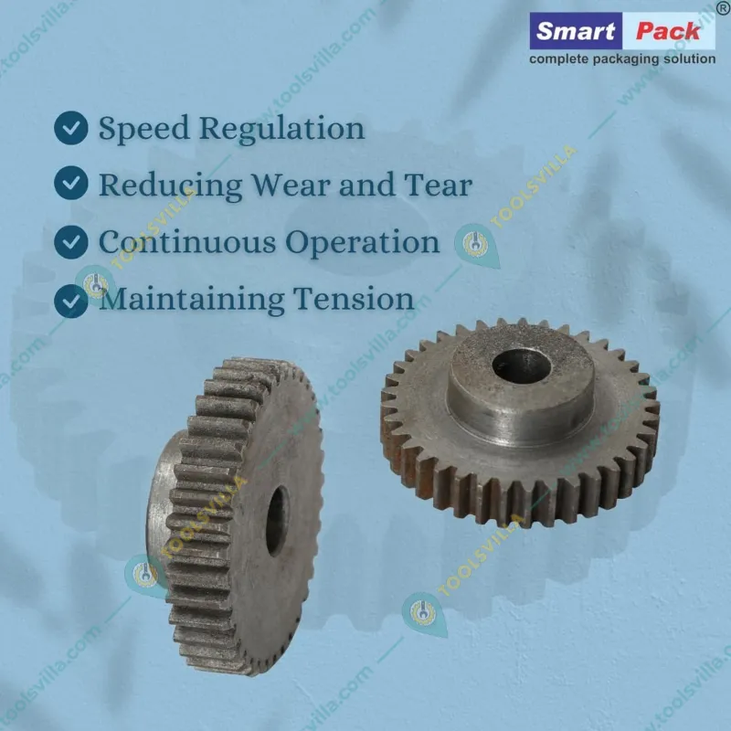 Smart Pack 2 Pcs Middle Gear for Packaging of Band Sealer Machine’s Spare Parts