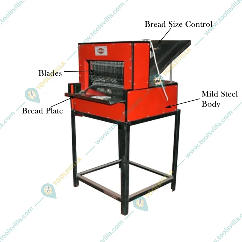 34 Blade Bread Slicer MS Body with 1.5HP Crompton Motor