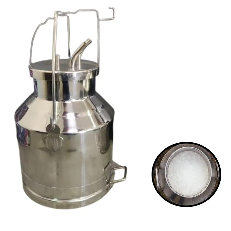 25 ltr Stainless Steel Milking Machine Bucket with Lid
