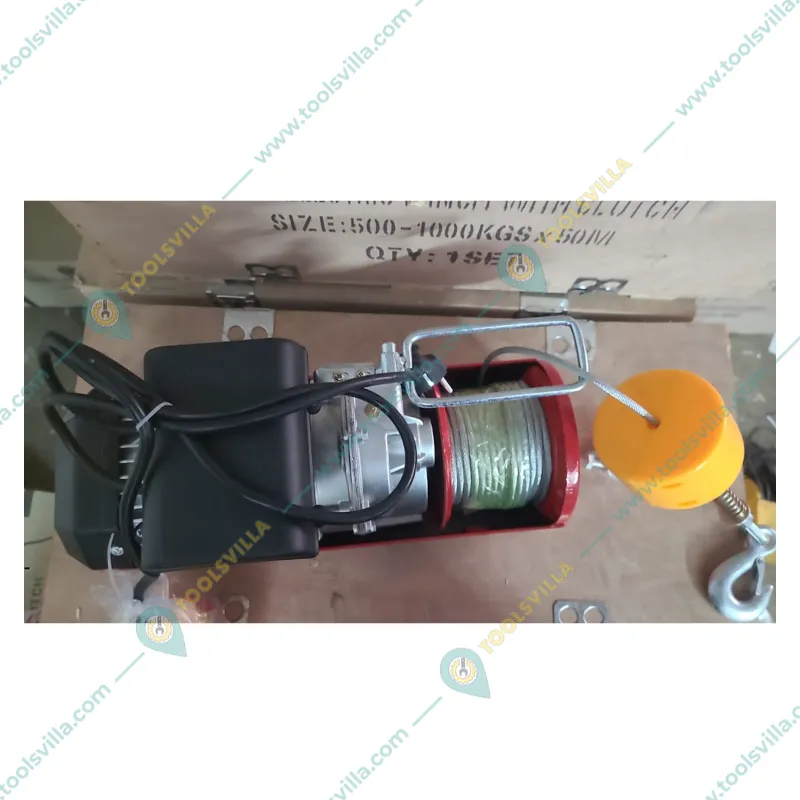  Harshyam Techno 150 kg Capacity Mini Crane 360° With Electric Winch, 2 HP Motor, 20 Meter & 6 mm Wire Rope