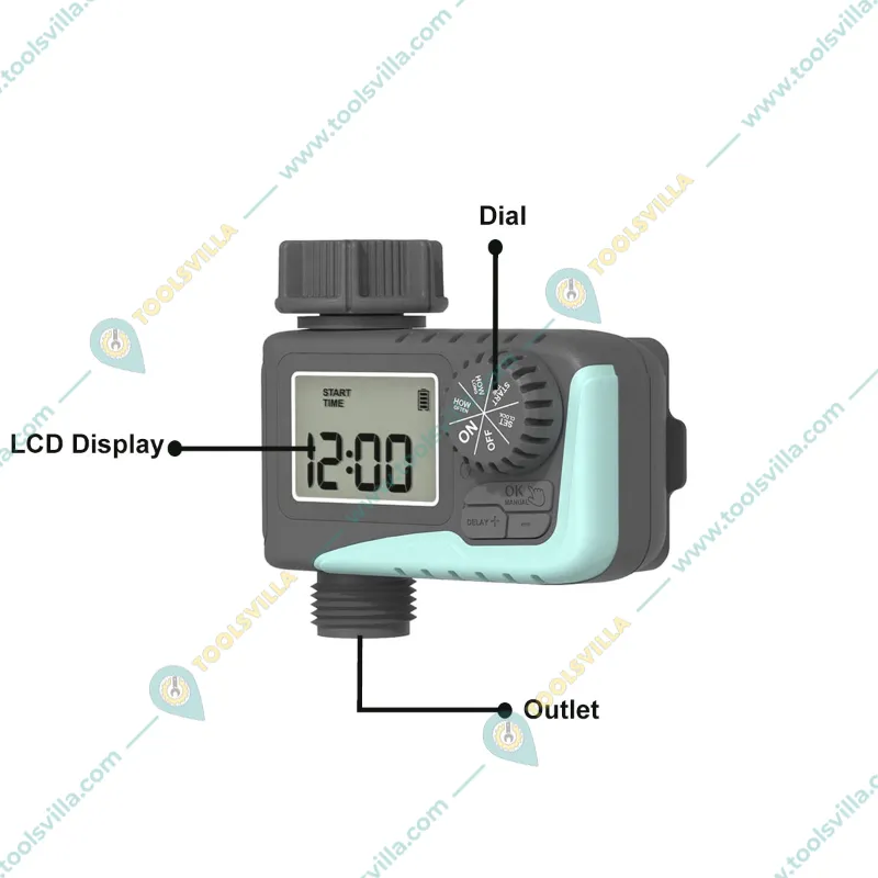 Mini Digital Tap Timer for Home, Garden, Plants & Balcony