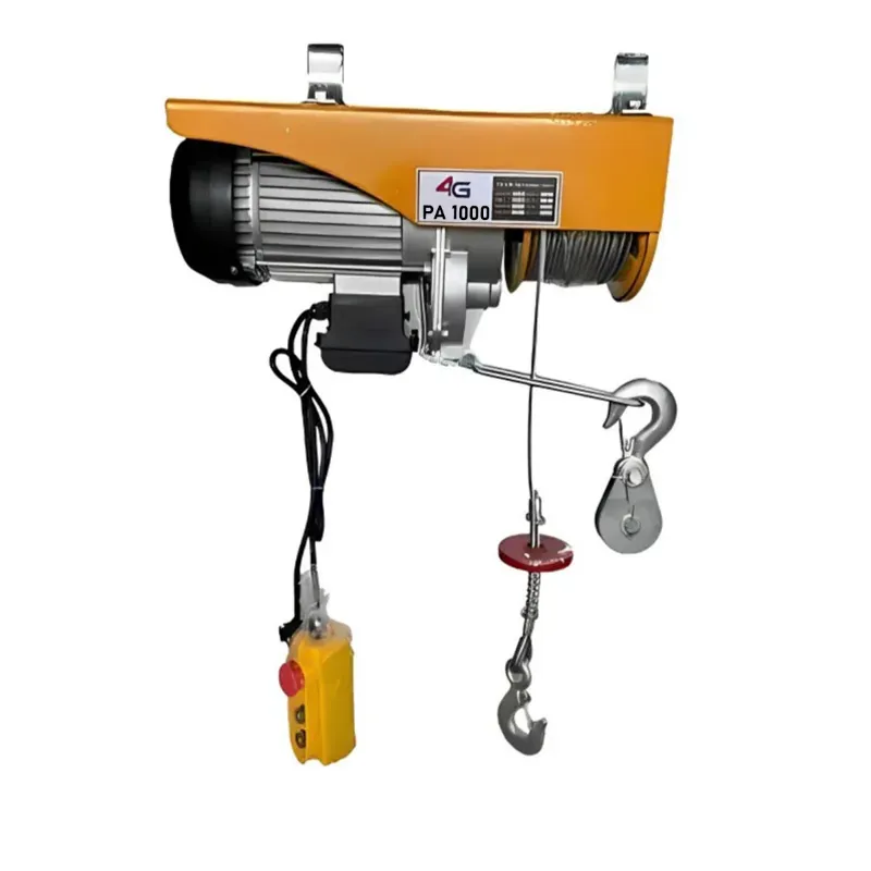 4G 1000 kg 1800W Mini Electric Hoist, 6 mm diameter & 30 meter long Wire Rope (PA-1000)
