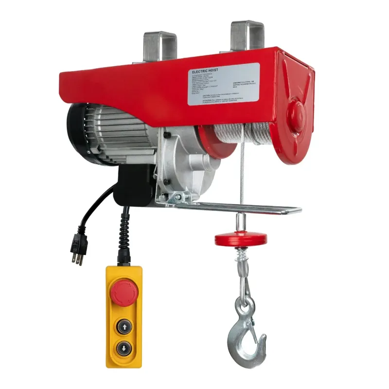 Nutronics PA 1500 Mini Electric Hoist, 3 HP Copper Winding Motor With 8 mm 20 Meter Wire Rope