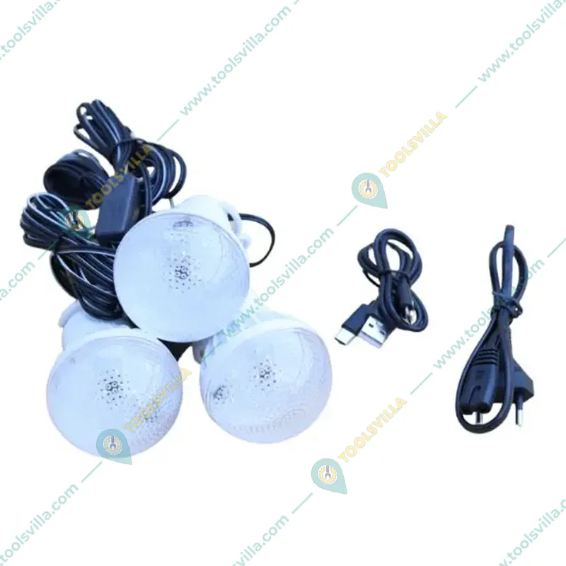 Gramstrong Mini Inverter Solar Home System with LED and 100W SMD Tube Light, Solar Panel, 3 Bulbs and Foldable Fan