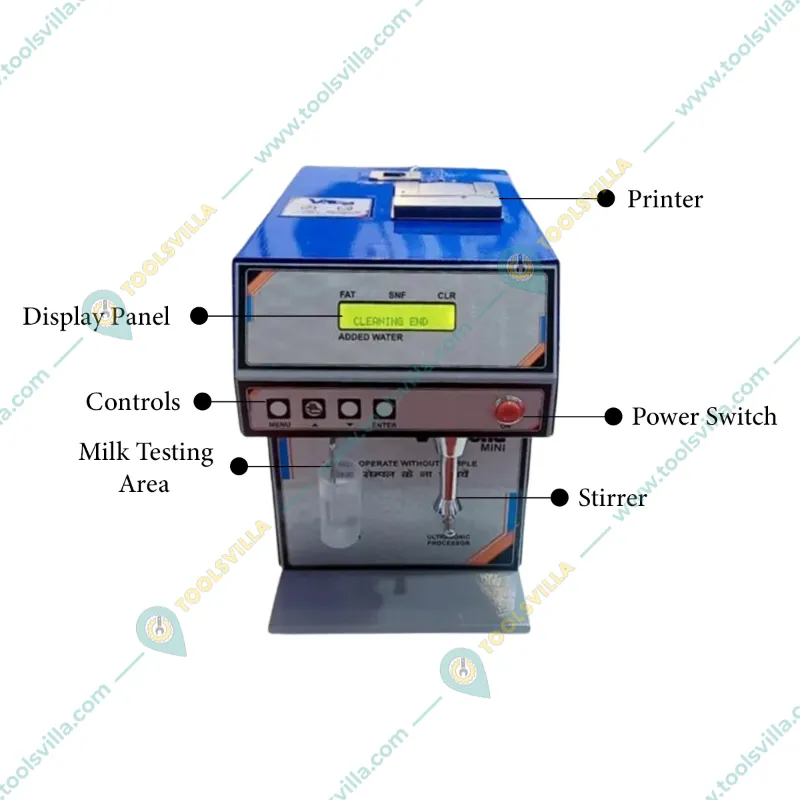 Made in India Automatic Mini Milk Analyzer With Stirrer And Thermal Printer For Milk Testing Purposes