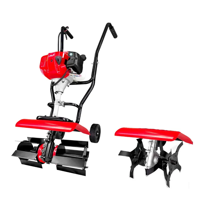 Heady Duty 2 Stroke 52 CC 2 in 1 Mini Power Tiller / Mini Weeder With Round & Flat Blades 