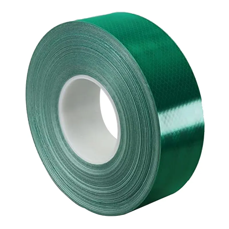 Minsales Green Reflective Tape - 2 Inch x 50 Meter, Radium, Water Proof