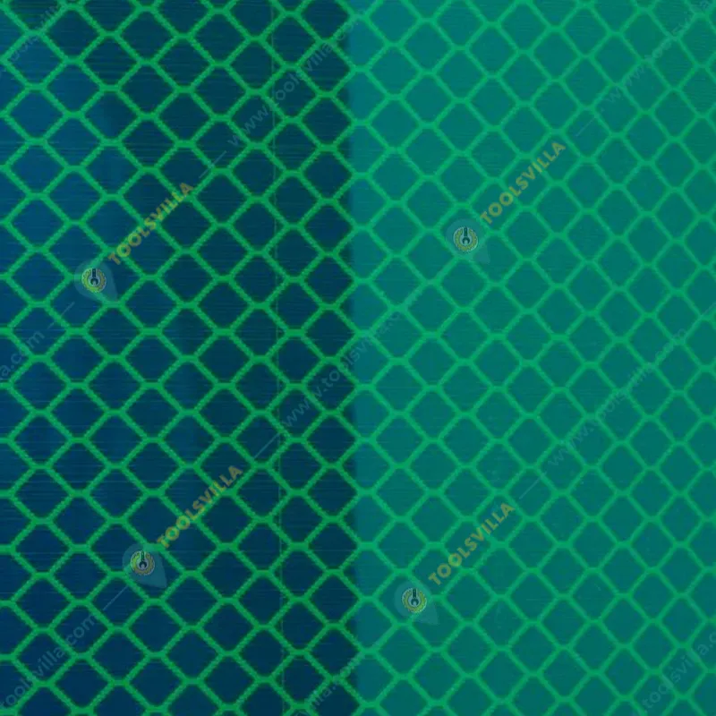 Minsales Green Reflective Tape - 2 Inch x 50 Meter, Radium, Water Proof