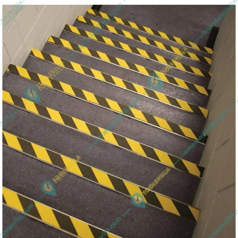 Minsales Yellow and Black Reflective Tape - 2 Inch x 5 Meter, Radium, Water Proof ( Pack Of 2 )