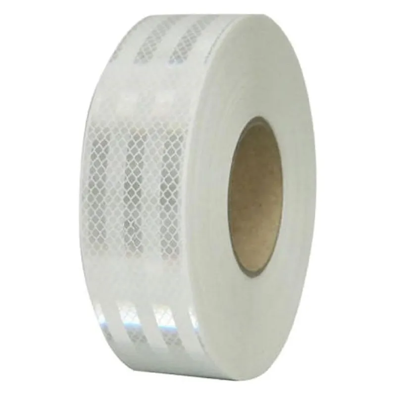 Minsales White Reflective Tape - 2 Inch x 40 Meter, Radium, Water Proof