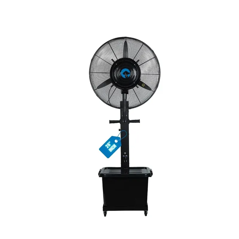  Auto Rotating 26 inches Adjustable Mist Fan With 100% Copper Motor and 41 L Tank Capacity. 450 sq. ft coverage