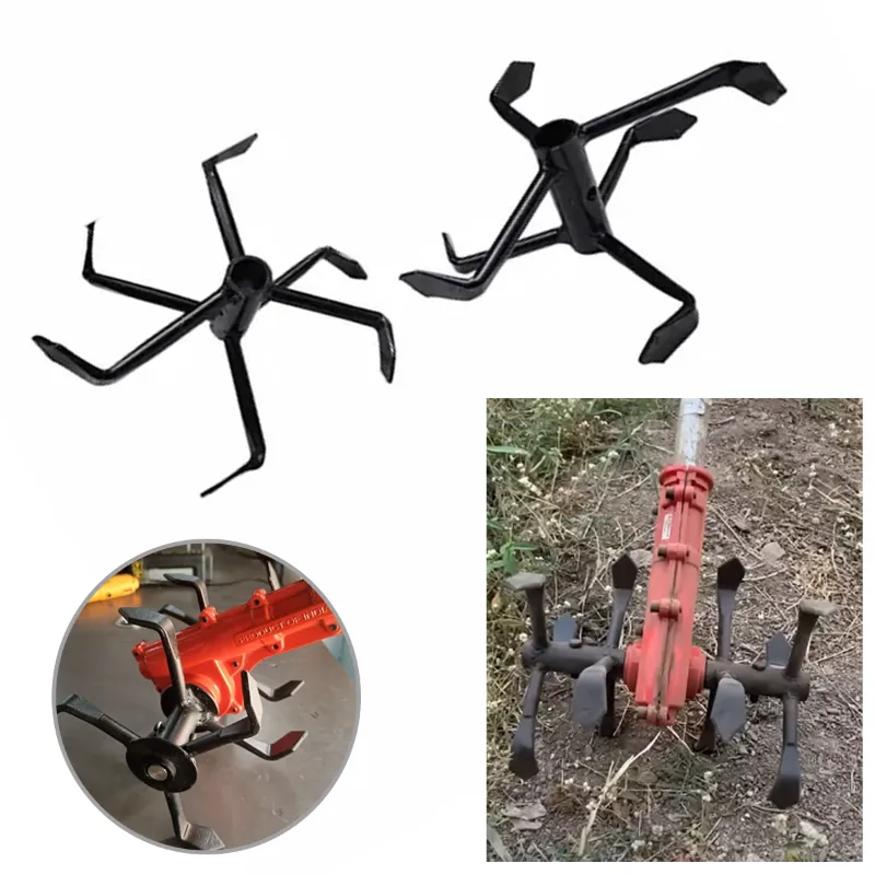 Heavy Duty Model 5 Tiller Blade Set for All Types of Brush Cutters Tiller Attachments