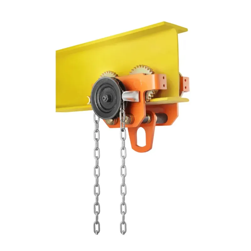 Globe 5 Ton Manual Monorail Travelling Trolley With 4.5 Meter & 5 mm Hand Chain - 12 Month Warranty