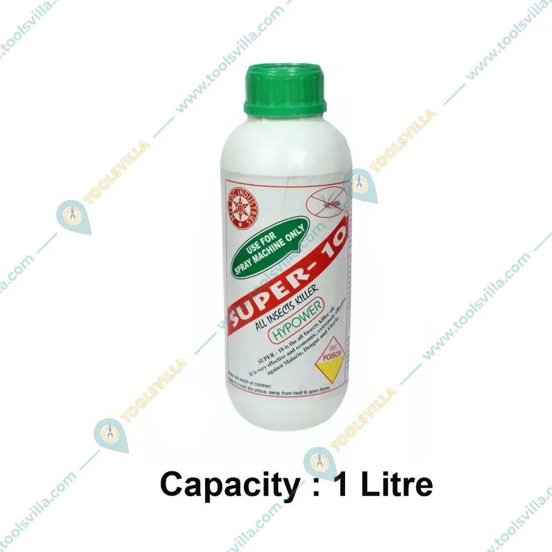 Super-10 Pyrethrum 0.5% & Malathion 1% Mosquito Killer 1 Litre Pack 