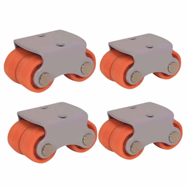 Ackwheel (A 122)  Mini Moving Four Caster Wheel Fixed Type ( Pack of 4)
