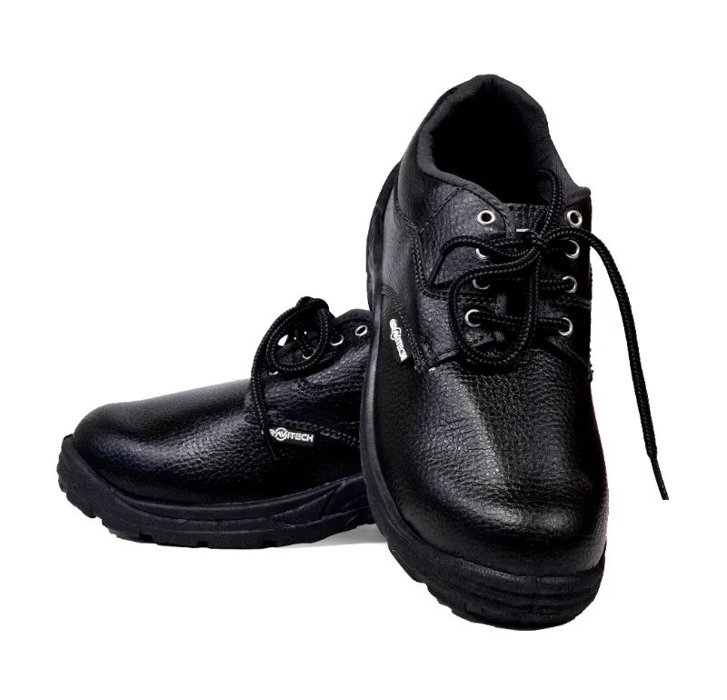Premium Quality Anti Skid Leather Men Industrial Safety Shoes With Steel Toe(Size-6)