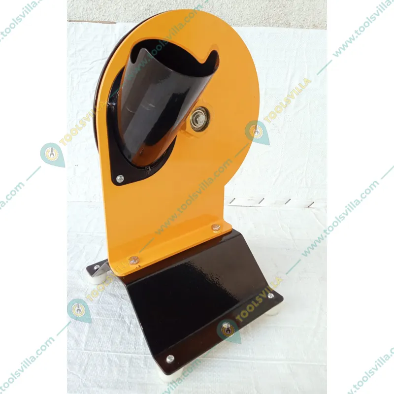 Hand Operated MS Body 3 Blades Wafer Maker Tabletop Vegetable Slicer Machine with Adjustable Cutting Thickness. 