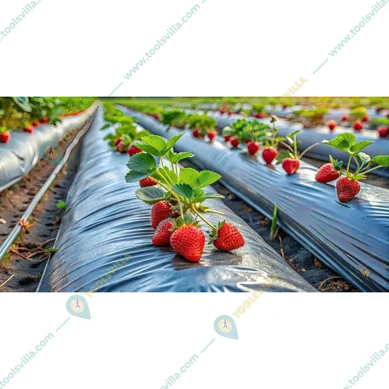 Siddhi 25 micron Black and Silver Mulching Sheet with Center Hole (Size : 3.25 feet x 400 meter)