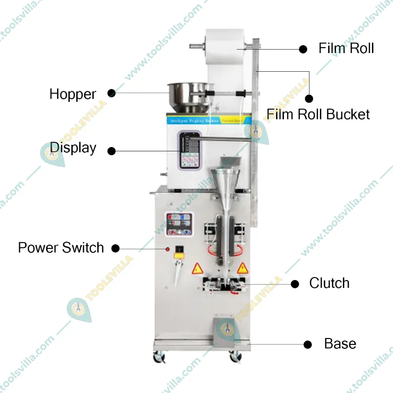 SMART Automatic 200gm FFS Multi-Function Weigh Filling and Packaging Machine (Side Seal)