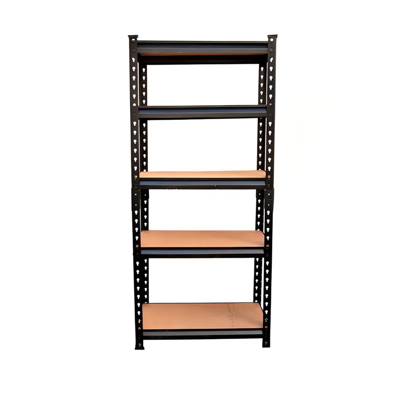 Blueboy 96 x 48 x 15 Inches 5 Wooden Shelves Boltless Adjustable Multipurpose Storage Rack 