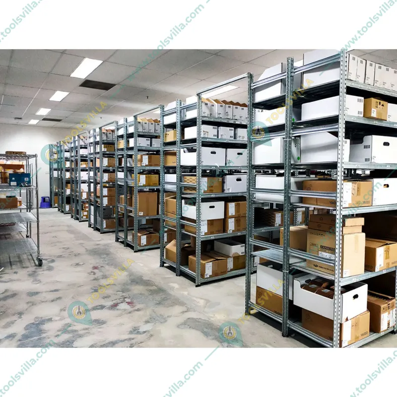 ALIJA 72 x 35 x 12 Inches 5 Shelves Multipurpose Storage Rack With Accessories (20 Gauge Shelves 14 Gauge Angle) 