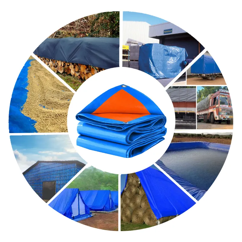 Siddhi 200 GSM HDPE, Waterproof, UV Protected Tarpaulin Sheet | Zero Filler and 100% Virgin (50 x 30 feet)
