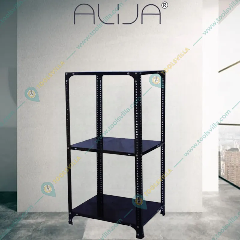 Alija 48 x 24 x 18 Inch 3 Shelves Multipurpose Storage Rack (20 Gauge Shelves & 14 Gauge Angle)