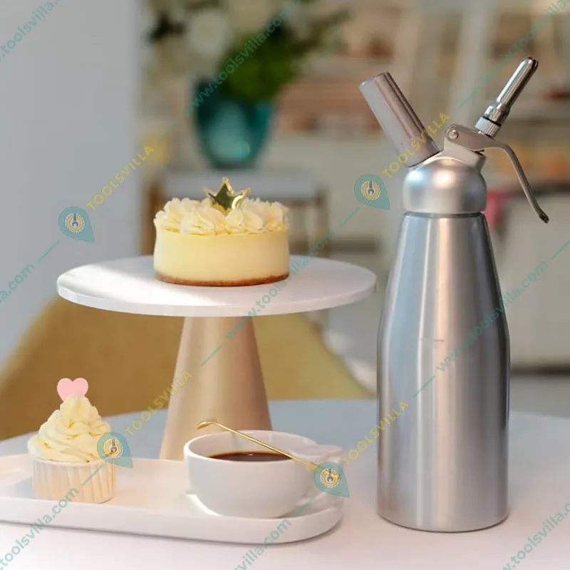 10-Piece Stainless Steel N2O Whipped Cream Chargers, Disposable Capsules