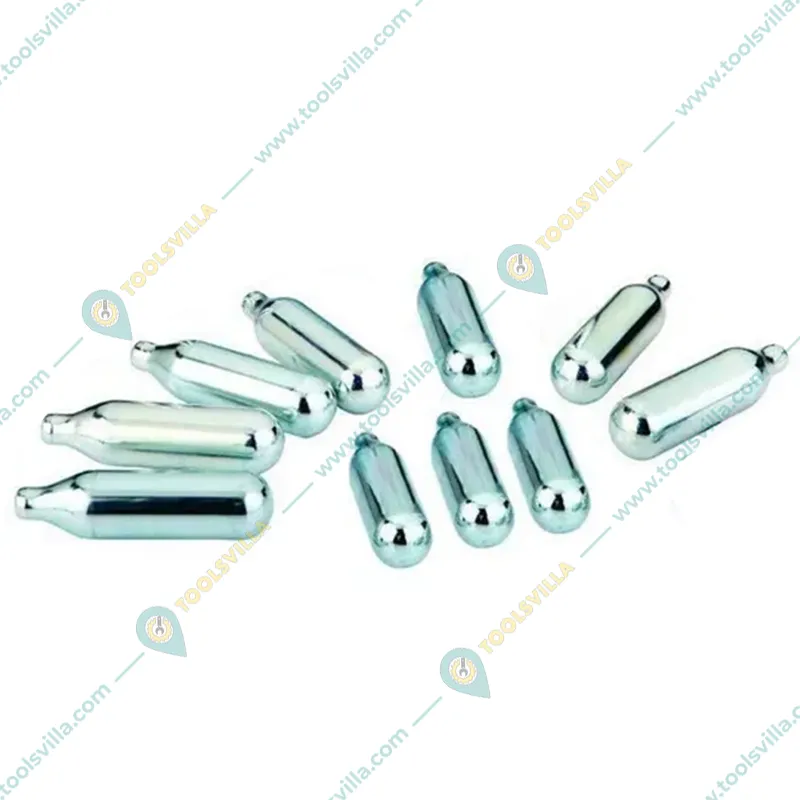 10-Piece Stainless Steel N2O Whipped Cream Chargers, Disposable Capsules