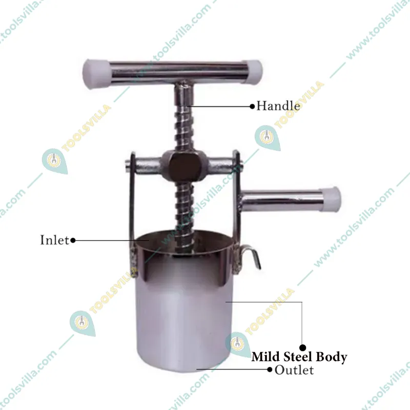Manual Namkeen Bhujia Machine 5 Inch , 50 Kg/Hr with 2 Pattern Discs
