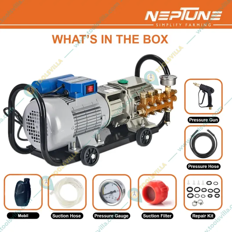Neptune (NPW-280) 1.6 KW 60 Bar High Pressure Washer