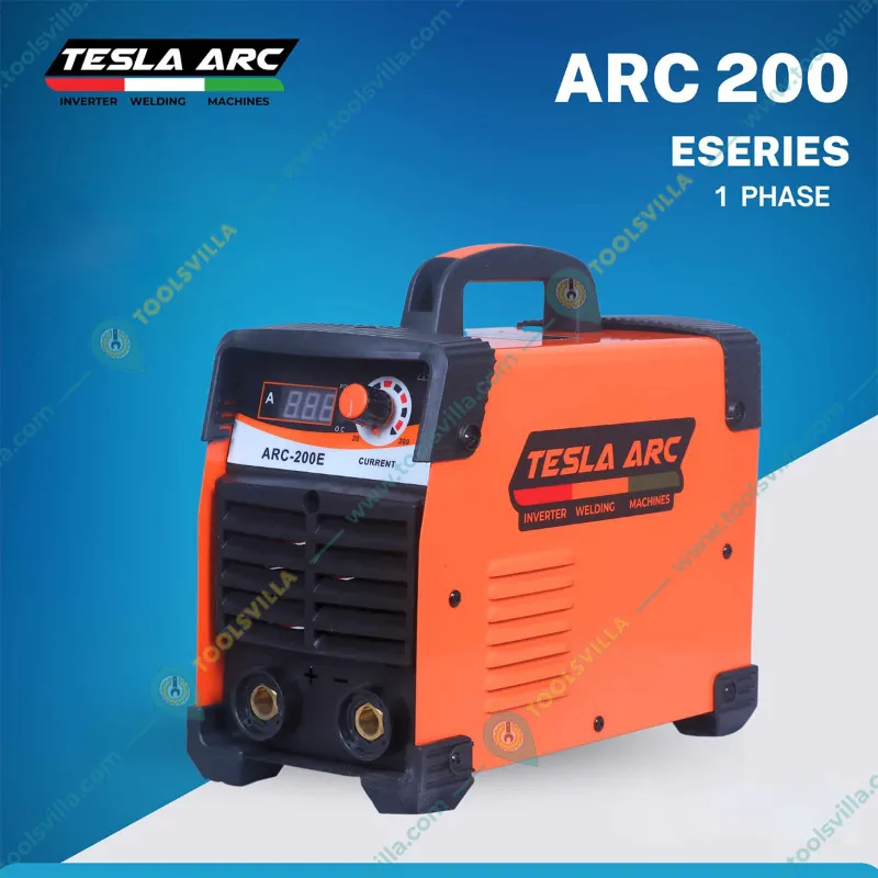 Tesla 200A Single Phase ARC Inverter Welding Machine With Holder, Clamp and 6 Months Warranty (ARC-200E)