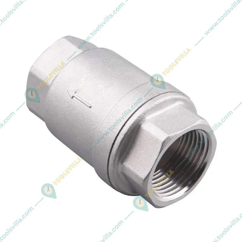 Premium Quality 1-1/2 inch (40mm) SS-304 Grade Vertical Non Return Valve(NRV)
