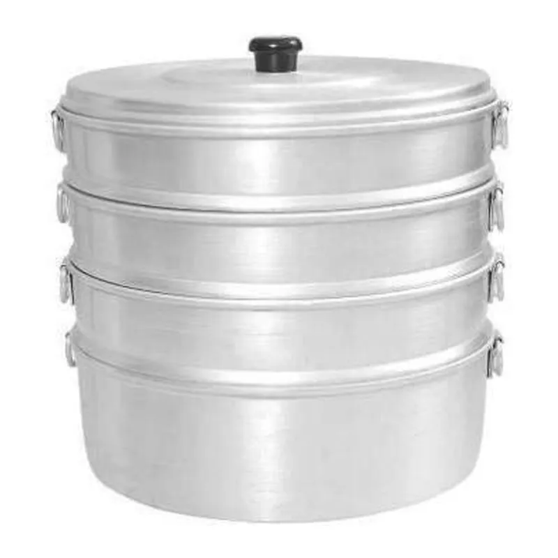 Aluminium 19 inch 4 Tier Momo Steamer
