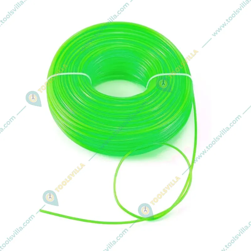 Nylon Rope / Trimmer Line of 2 kg 3 mm with Free BC 510 Aluminum Trimmer Head for Brush Cutter